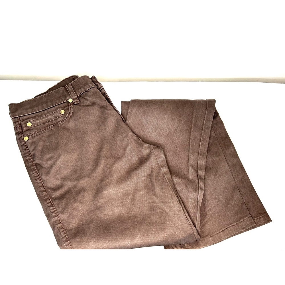 Women's Roberto Cavalli Brown and gold Jeans Size 40 or xs